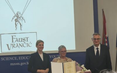 ZASLUŽENO PRIZNANJE: UČITELJICI SANJI VIDOVIĆ NAGRADA “FAUST VRANČIĆ”