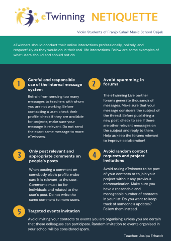 eTwinning code of conduct and Netiquette
